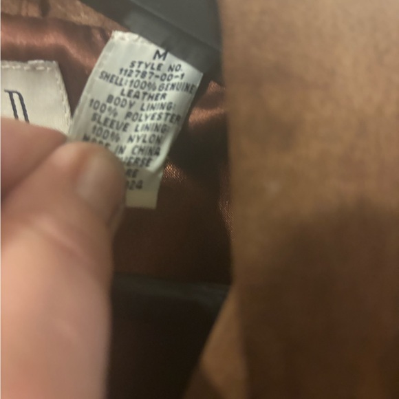 Vintage GAP Brown Suede Jacket - Picture 3 of 4